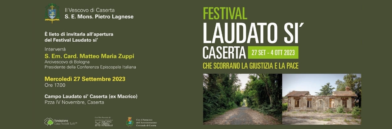 “Che scorrano la giustizia e la pace Festival “Laudato si’” nell’ex caserma Macrico